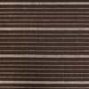 Chocolate and natural horizontal stripe textile by Kufri Life