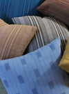 Songbird Stripe in Cornflower Pillow