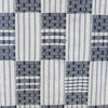 Vintage Textile - Blue & White Kente