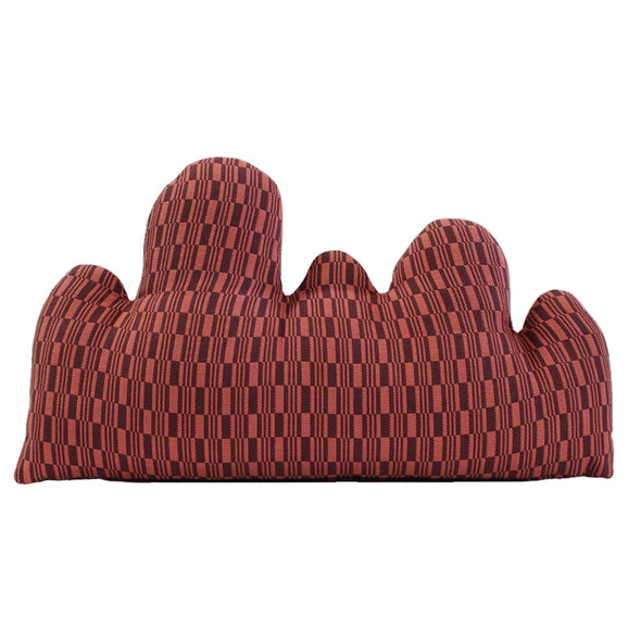 Funky Cloud Pillow Carmine