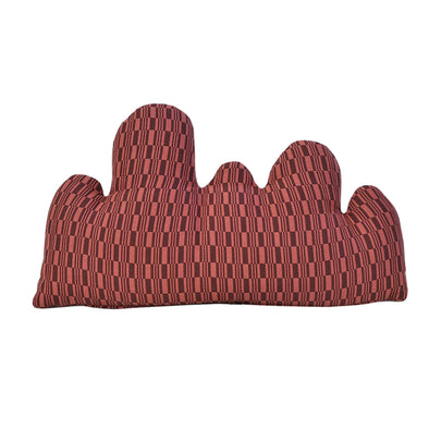 Funky Cloud Pillow Carmine
