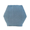 Funky Hex Pillow Cyan