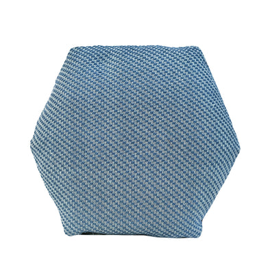 Funky Hex Pillow Cyan