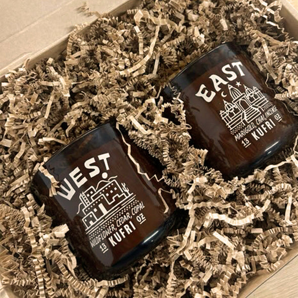 Gift Set of Journey Candles - East/West