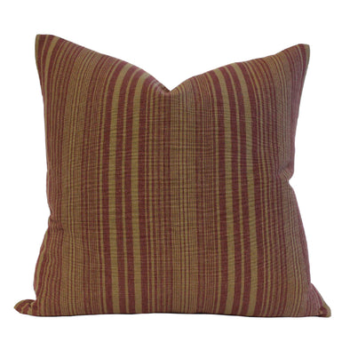 Pipit Stripe in Wren Pillow