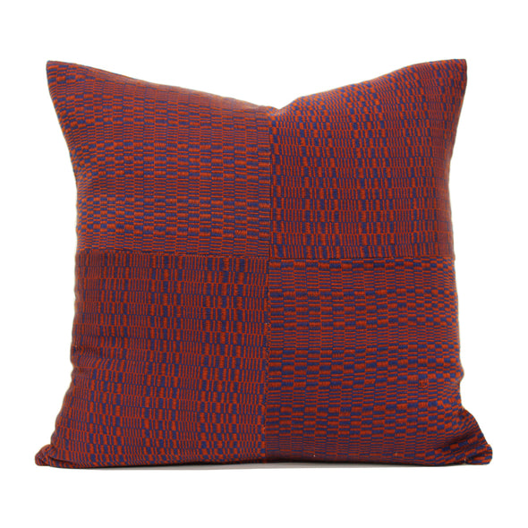 Raw Silk in Crimson Pillow