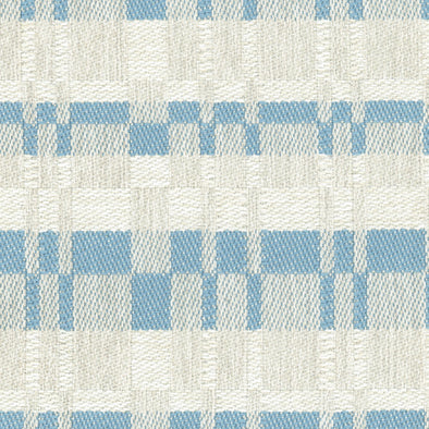 Indoor-Outdoor Commune Shaker Plaid in Sky