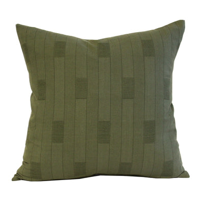 Songbird Stripe in Marsh Pillow