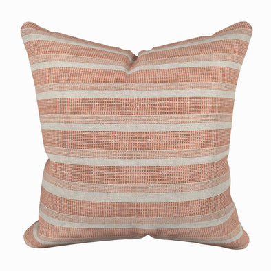 Commune Catalina Stripe in Clay Pillow