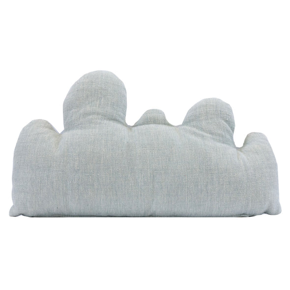 Funky Cloud Pillow Slate