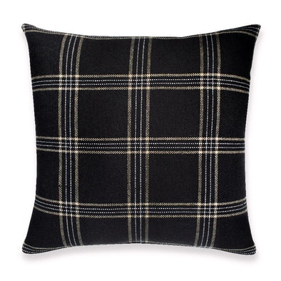 Black and sand Dundee pillow by KUFRI