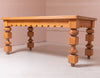 Wooden table with abstract shaped legs