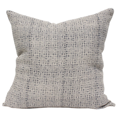 Jemez blockprint textile pillow in Night