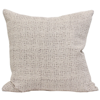 Jemez textile pillow in grey
