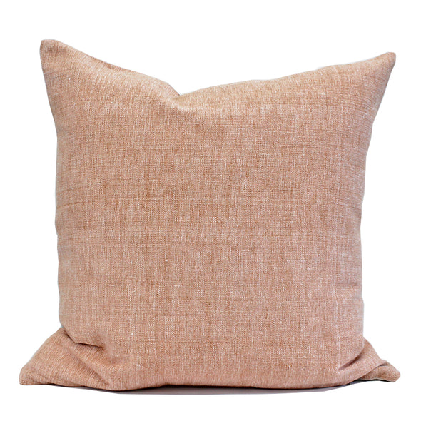 Raw Solids in Blush Pillow