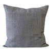 Raw Solids in Grey Pillow