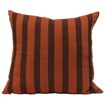 Taza Stripe in Poppy Pillow